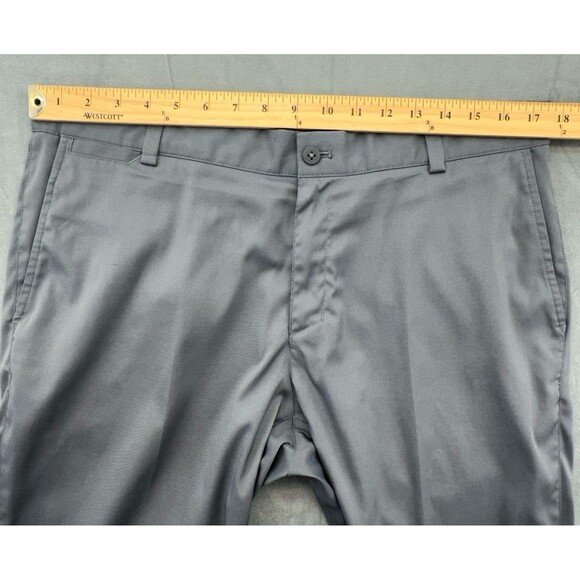 Nike Golf Pants Mens 34x32 Gray Tour Performance Dri-Fit Straight 639779 STAINS - Picture 9 of 16